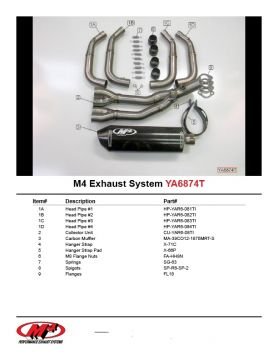 Yamaha Yzf R6 2009-2014 M4 Evo Komple Egzoz Komple Titanyum