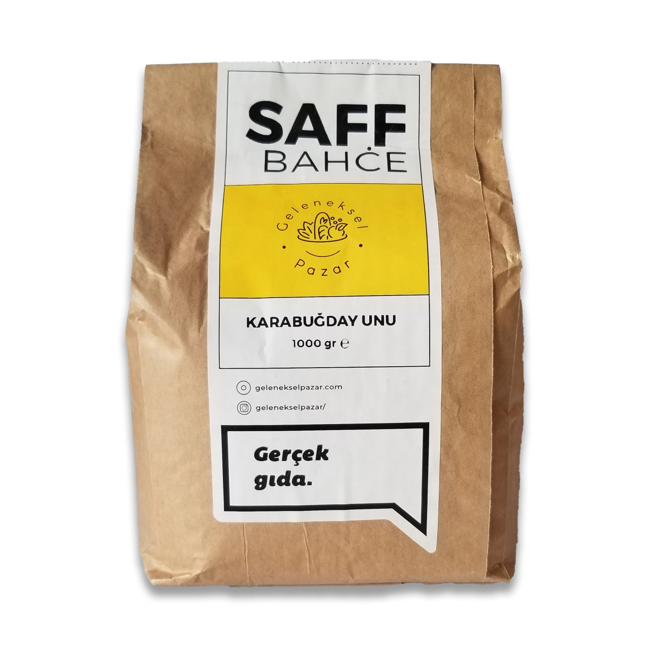 SaffBahçe Karabuğday Unu (Greçka Unu ) 1 Kg