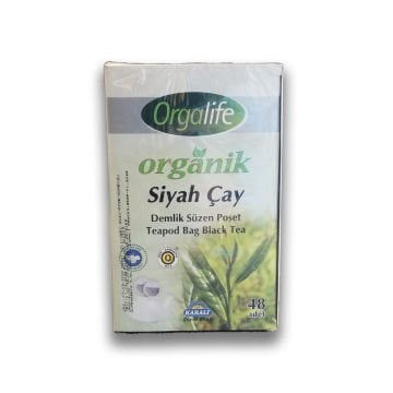 Orgalife Organik Siyah Demlik Poşet Çay 48 ad