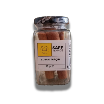Saffbahçe Tarçın Çubuk 25 gr ( Cam Kavanoz )