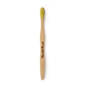Humble Brush Yetişkin Bambu Diş Fırçası Yumuşak Sarı