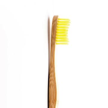 Humble Brush Yetişkin Bambu Diş Fırçası Yumuşak Sarı