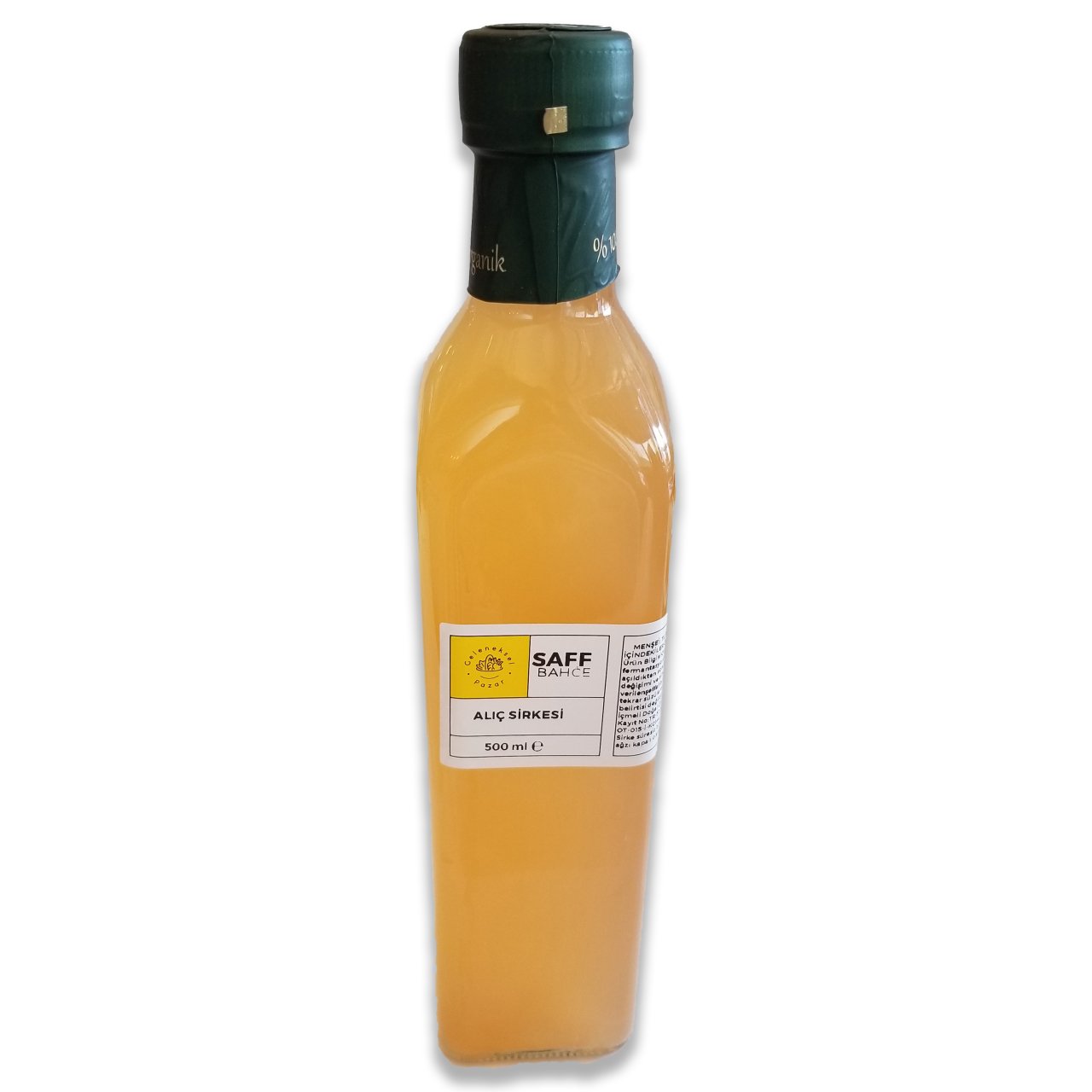 SaffBahçe Organik Alıç Sirkesi 500 ml