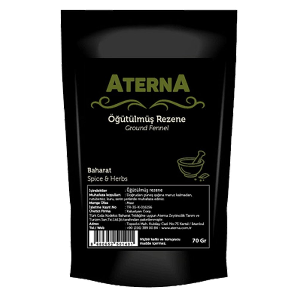 Aterna Öğütülmüş Rezene 70 gr