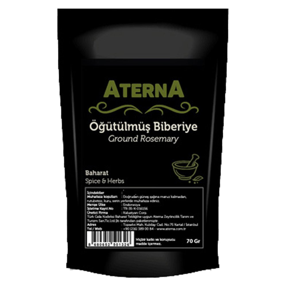 Aterna Öğütülmüş Biberiye 70 gr