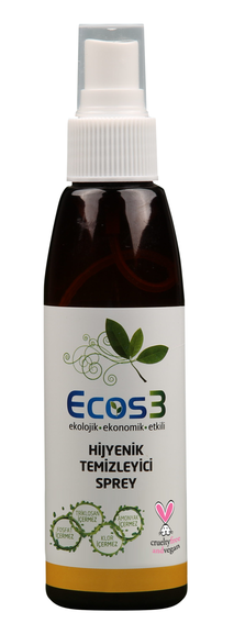 Ecos3 Hijyenik Temizleyici Sprey 125 ml