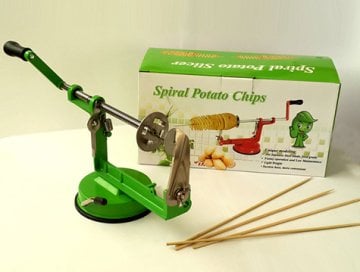 Spiral Patates Dilimleyici Cips Yapma Makinesi