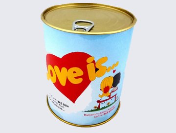 Şıpsevdi (Love is) Temalı Aşk Konservesi Kutusu