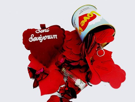 Şıpsevdi (Love is) Temalı Aşk Konservesi Kutusu