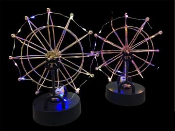 Sürekli Hareket Eden Kinetik Orbital Işıklı Denge Topu