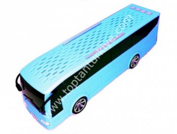 Otobüs Şeklinde Radyolu USB SD Girişli Mp3 Çalar Hoparlör