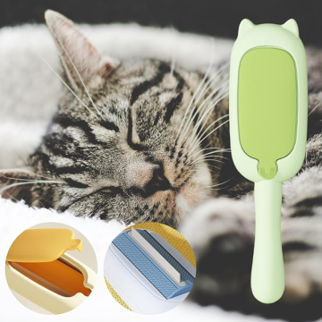 Kedi Tasarımlı Evcil Hayvan Tüy Toplama Fırçası