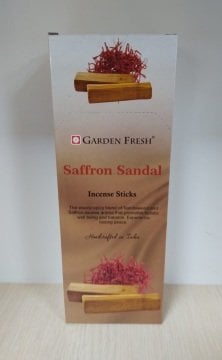 Garden Fresh Saffron Sandal Kokulu Çubuk Tütsü İncense Sticks (120 Adet)