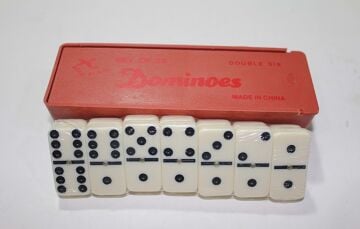 Plastik Domino Oyunu Seti