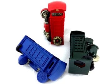 Nostaljik Telefon Kulübesi Kumbara