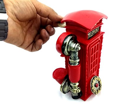 Nostaljik Telefon Kulübesi Kumbara
