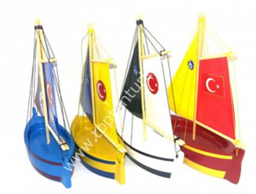 Dekoratif Taraftar Maket Yelkenli