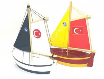 Dekoratif Taraftar Maket Yelkenli