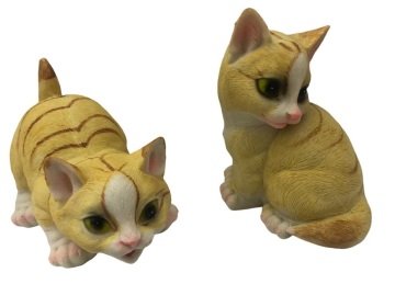Dekoratif Sevimli Polyester Yavru Kedi Biblosu