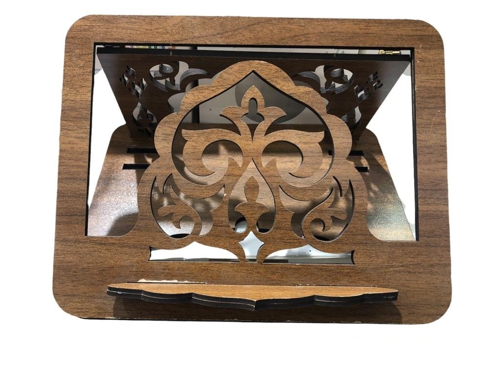 Ahşap Masa Üstü Rahle Tablet Standı