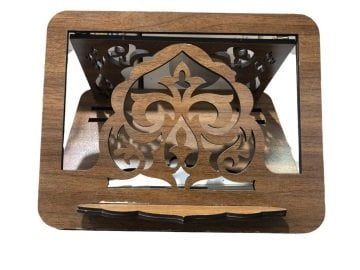 Ahşap Masa Üstü Rahle Tablet Standı
