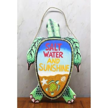Ahşap Otantik Kaplumbağa Duvara Asmalı Figür(60cm x 40cm)