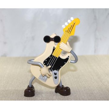 Dekoratif Kurmalı Gitar Tasarımlı Müzik Kutusu Biblosu