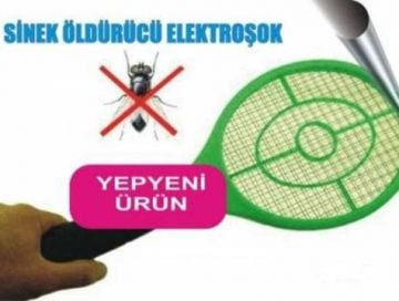 Elektroşok Sinek Öldürücü Raket Şarjlı