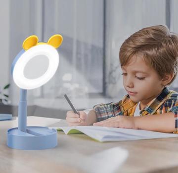 Şarjlı Sevimli Kulaklı Katlanabilir Masa Lambası