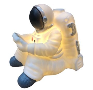 Kitap Okuyan Astronot 3D Gece Lambası