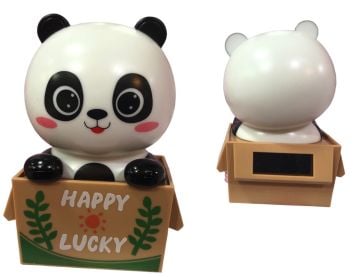 Solar Güneş Enerjili Dans Eden Şanslı Panda