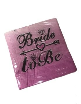 Bride To Be Kağıt Peçete (20 Adet)