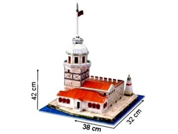 3D Puzzle Maket Kız Kulesi (3 Boyutlu)