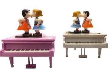 Kurmalı Piyano Sevgili Temalı Nostaljik Müzik Kutusu
