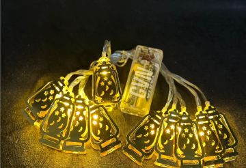 Dekoratif Gold Gaz Lambası Ramazan Süsü (2 mt)