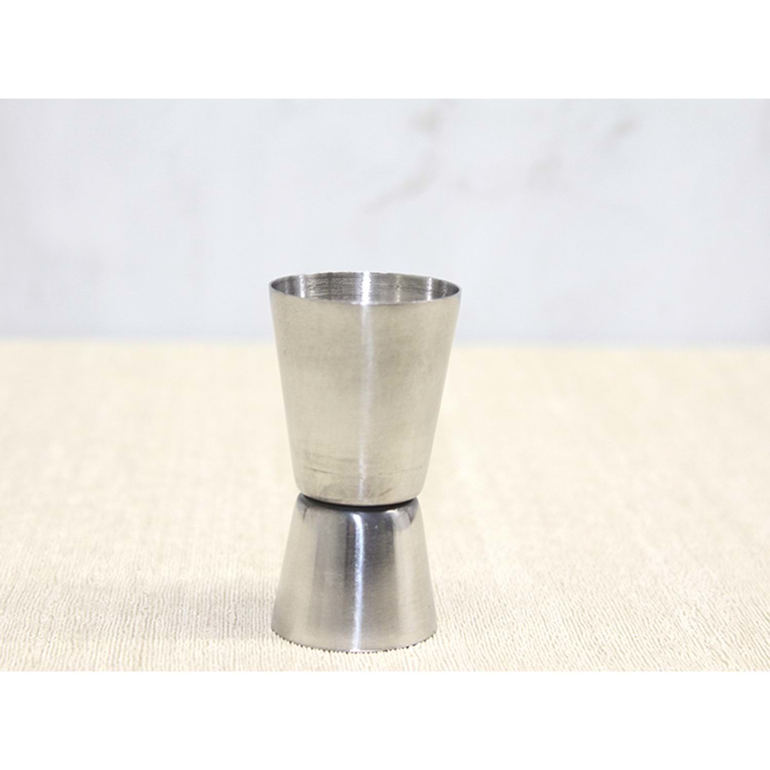 Paslanmaz Çelik Gümüş Kokteyl Ölçü Kabı (15 & 30 Ml)