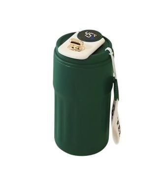 Dijital Isı Göstergeli Çelik Termos Mug (500 ml)
