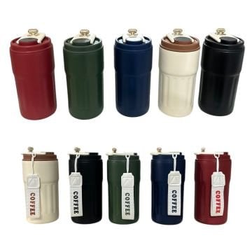 Dijital Isı Göstergeli Çelik Termos Mug (500 ml)