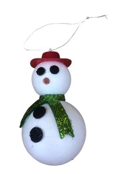 Kardan Adam Yılbaşı Çam Ağacı Süsü (10cm)