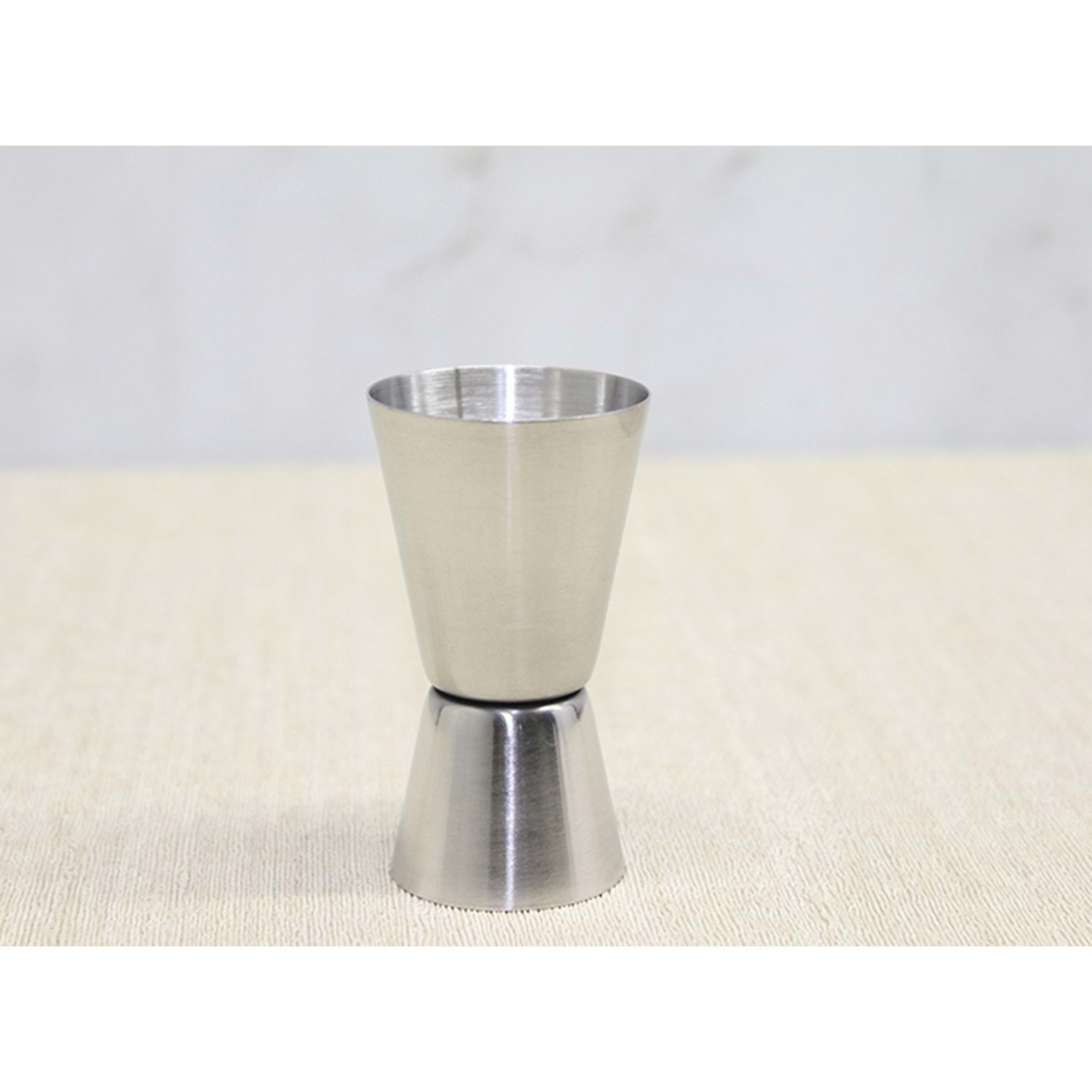 Paslanmaz Çelik Gümüş Kokteyl Ölçü Kabı (25 & 50 Ml)