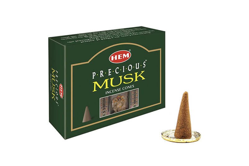 Hem Precious Musk Cones Değerli Misk Konik Tütsü (120 Adet)