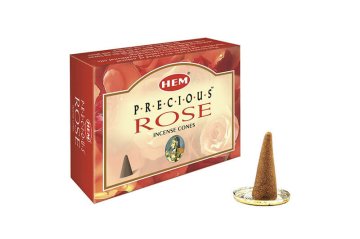 Hem Precious Rose Cones Değerli Gül Konik Tütsü (120 Adet)