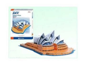 3D Puzzle Maket Sydney Opera Binası