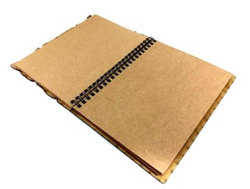 Aşk Temalı Ahşap Kapaklı Defter