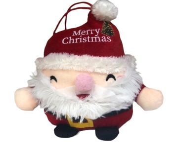 Asılabilir Noel Baba Peluş Yılbaşı Oyuncak 18 cm
