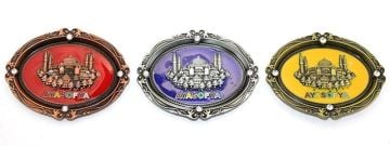 Otantik Ayasofya Temalı Metal Magnet (7.5cm)