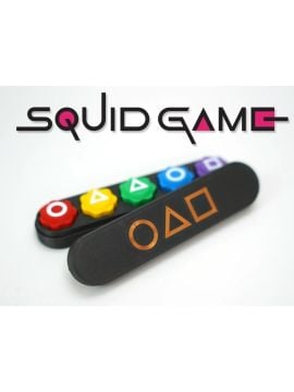 Kutulu Squid Game Beş Taş Oyunu Seti