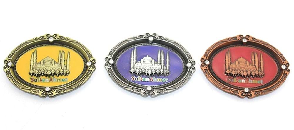 Otantik Sultanahmet Temalı Metal Magnet (7.5cm)
