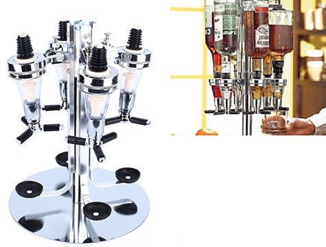 Bar İçki Dağıtıcı Bar Butler 6 Şişeli