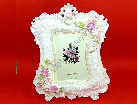 Dekoratif Fotoğraf Çerçevesi Çiçekli